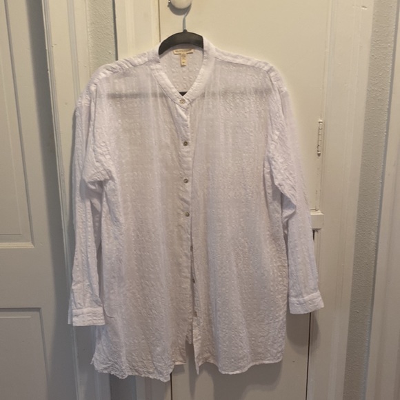 Eileen Fisher tunic - white size medium - Picture 2 of 4